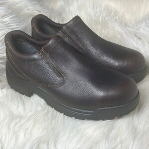 Timberland PRO Men's TiTAN® Slip-On Safety Toe Work Shoes Men's Size 12 W